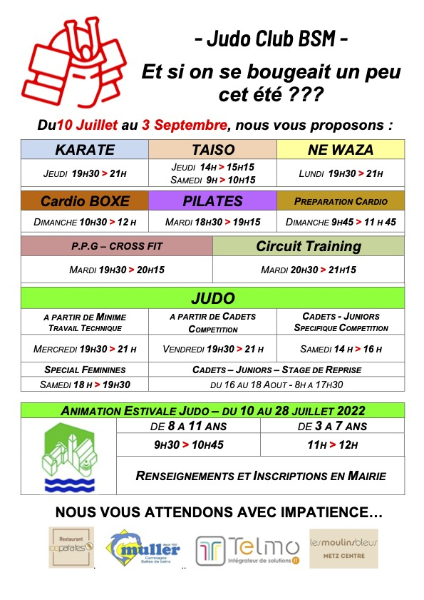 Demandez le programme de l'été !