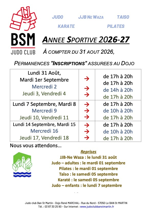 Les permanences au BSM