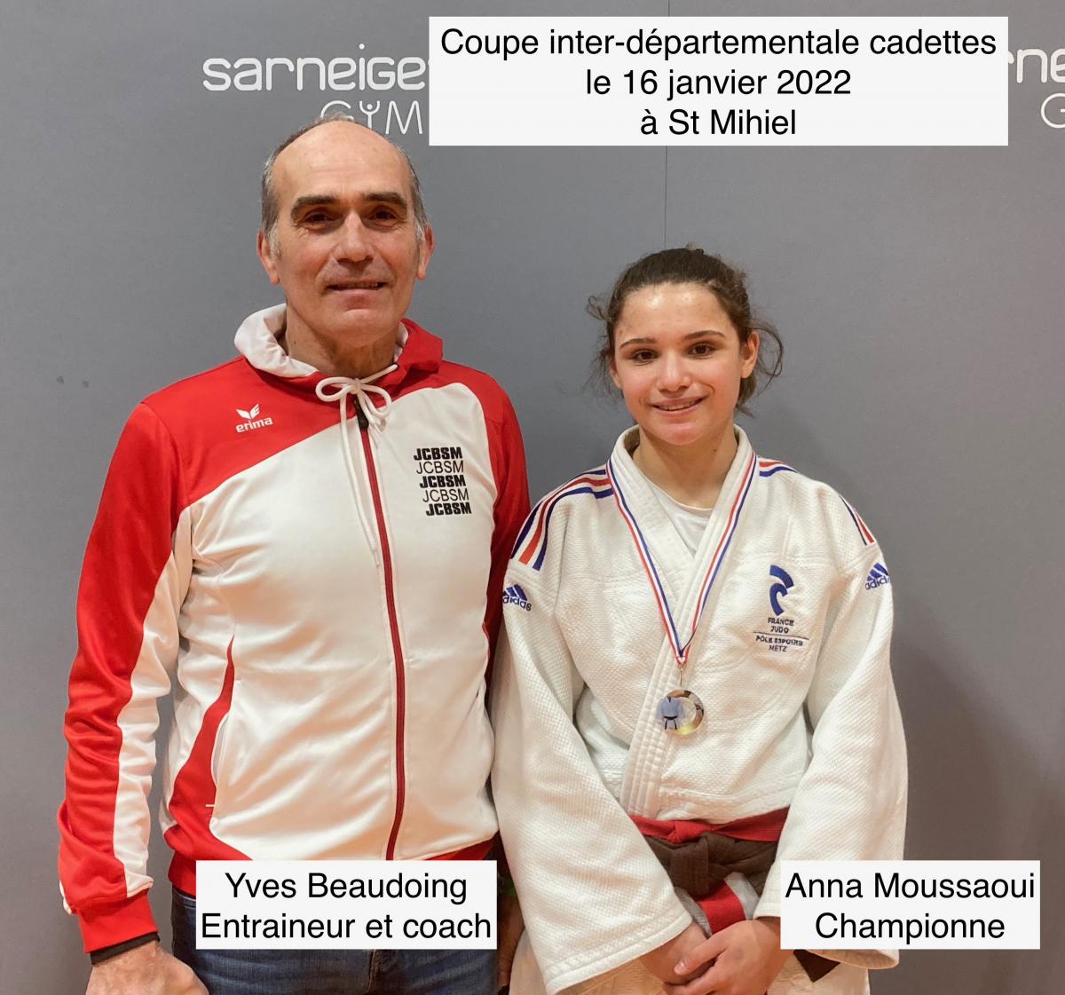 Anna Moussaoui la meilleure des cadettes !